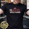 Official Cincinnati Reds 2025 National League Wild Card Baseball T-Shirt featuring team logo and vibrant colors.