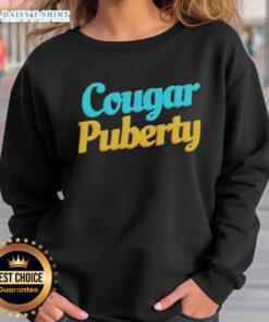 Official Cougar Puberty Sweatshirt featuring a stylish design for fans of the Cougar series, perfect for cozy wear.
