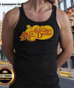 Official Cracker Barrel Johnny Cupcakes dealer tank top featuring a stylish design and vibrant colors, perfect for fans.