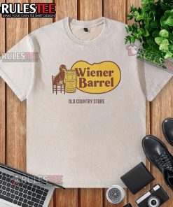 Official Dachshund Wiener Barrel Old Country Store washed t-shirt featuring a vintage dog graphic design.