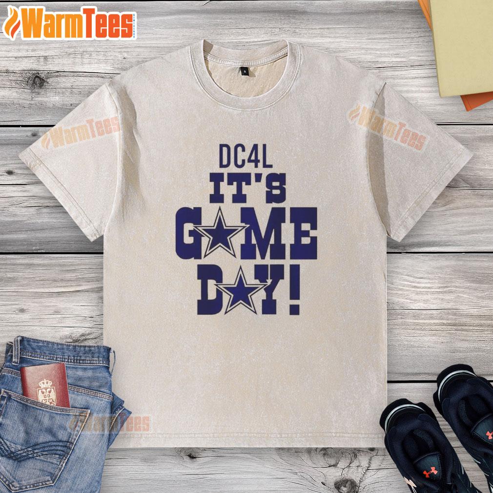 Official Dallas Cowboy Dc4L It'S Game Day Washed T Shirt