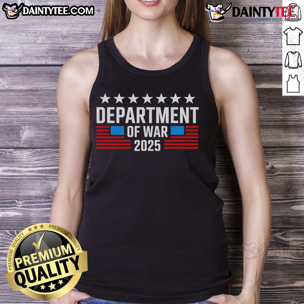 Official Department Of War Est 2025 Usa Tank Top Official Department of War Est 2025 USA tank top featuring bold graphics and a stylish design for military enthusiasts.