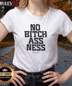 Alt Text: Official Diddy No Bitch Ass Ness Sean John Ladies Tee featuring bold graphic design and comfortable fit for women.