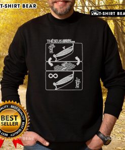 Alt Text: Official Distractible The Theseus 2025 Sweatshirt showcasing a trendy design in a cozy, casual fit. Perfect for fans!