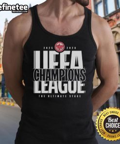 Alt Text: Official Eintracht Frankfurt 2025-2026 UEFA League Champions tank top showcasing team colors and logo.