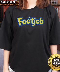 Official Footjob X Pokemon Ladies Tee featuring vibrant graphics and a stylish design for fans of both brands.