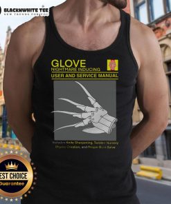 Official Freddy Glove Manual tank top featuring a bold graphic design, perfect for fans of the Freddy franchise.