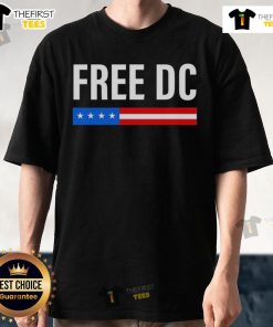 Official Free DC Washington Political Statement T-Shirt featuring bold graphics and a meaningful message for activism.