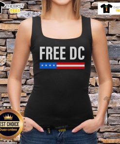 Stylish Official Free DC Washington Political Statement Tank Top for casual wear and political expression.