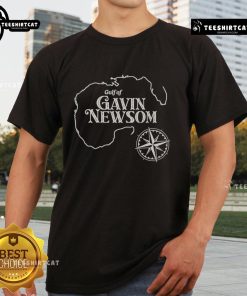 Official Gavin Newsom Gulf Of Mexico Map T-Shirt featuring a detailed map design and vibrant colors, perfect for fans.