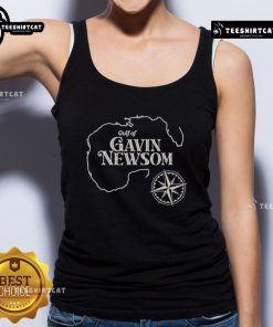 Official Gavin Newsom Gulf of Mexico Map Tank Top showcasing a vibrant design perfect for coastal enthusiasts.