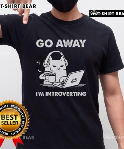 Official Go Away I'm Introverting T-Shirt featuring a humorous introvert design perfect for casual wear.