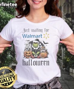 Official Grinch Halloween ladies tee featuring a festive design, perfect for Halloween celebrations at Walmart.