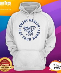 Official Harry Enjoy Health Eat Your Honey Hoodie in vibrant colors, perfect for casual wear and promoting healthy living.