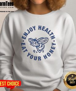 Official Harry Enjoy Health Eat Your Honey sweatshirt in cozy design, perfect for casual wear and health enthusiasts.