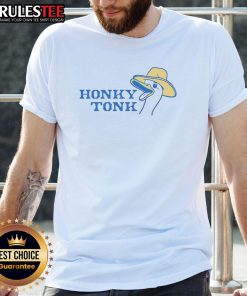 Alt Text: Official Honky Tonk Goose T-Shirt featuring a fun design and vibrant colors, perfect for country music fans.