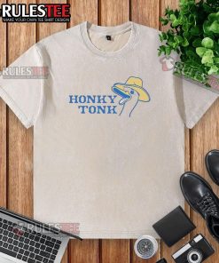 Official Honky Tonk Goose Washed T-Shirt featuring a vintage design, perfect for casual wear and country music fans.