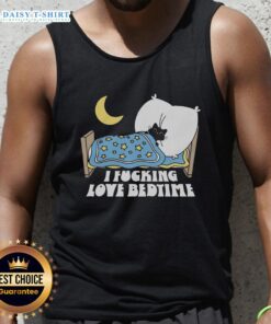 Official I Fucking Love Bedtime Tank Top in soft fabric, perfect for cozy nights and casual wear.