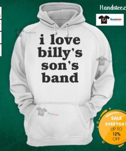Official I Love Billy's Sons Band Hoodie featuring a stylish design and vibrant colors, perfect for fans of the band.