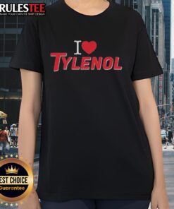 Alt Text: Official I Love Tylenol Neurodiversity Ladies Tee featuring a vibrant design promoting neurodiversity awareness.
