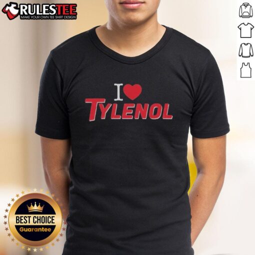 Alt Text: Official I Love Tylenol Neurodiversity T-Shirt featuring vibrant design celebrating neurodiversity and mental health awareness.