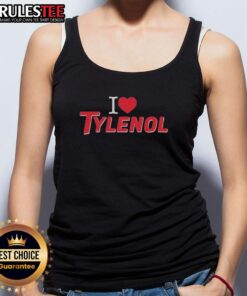 Official I Love Tylenol Neurodiversity Tank Top featuring a vibrant design celebrating neurodiversity and health awareness.