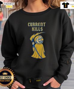 Alt Text: Official IBEW 48 Current Kills Sweatshirt - stylish and comfortable apparel for electricians and union supporters.