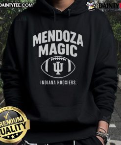 Official Indiana Hoosiers Football Fernando Mendoza Magic Hoodie showcasing team colors and logo for fans and players.