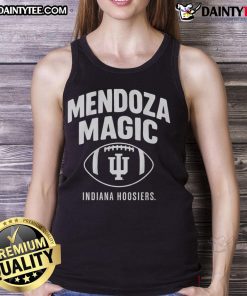Official Indiana Hoosiers Football Fernando Mendoza Magic Tank Top featuring bold team graphics and a stylish design.