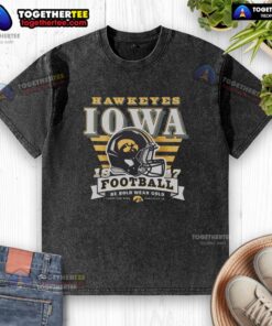 Official Iowa Hawkeyes Stripe Splash Washed T-Shirt featuring bold stripes and team logo for stylish game day wear.