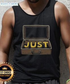 Official Just In Case Tank Top in stylish design, perfect for casual wear and summer outings.