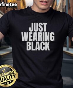 Official Just Wearing Black Killing Heidi T-Shirt featuring bold logo design, perfect for fans of the iconic Australian band.