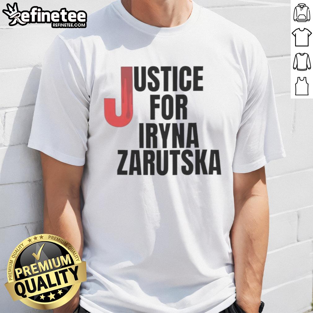 Official Justice For Iryna Zarutska T Shirt Official Justice For Iryna Zarutska T-Shirt featuring a bold graphic design advocating for justice and awareness.