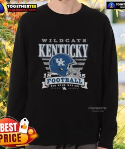 Official Kentucky Wildcats Stripe Splash Sweatshirt featuring vibrant stripes and team logo for ultimate fan style.