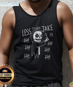 Official Less Than Jake Skelemark Tank Top featuring vibrant skeleton graphics and band logo, perfect for punk rock fans.