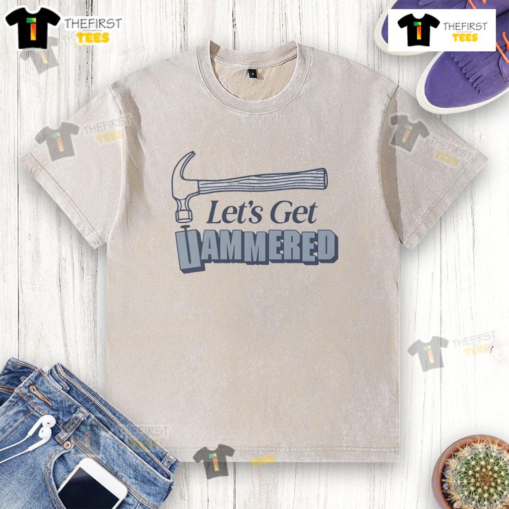 Official Let'S Get Hammered Washed T Shirt