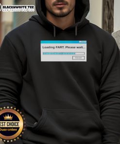 Official Loading Fart Please Wait Hoodie in stylish design, perfect for adding humor to your casual wardrobe.