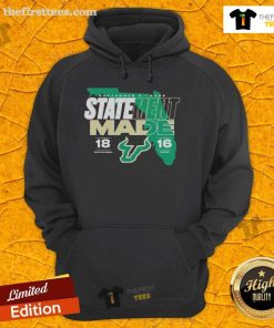 Official Florida Bulls beat Florida Gators 2025 score hoodie featuring bold graphics and team colors.