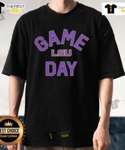 Official LSU Tigers Game Day logo college t-shirt featuring vibrant colors and team spirit for fans and students.