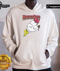 Official Macacorato Strawberry and Chocolate Flavor Hoodie featuring vibrant colors and a stylish design.
