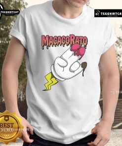 Official Macacorato Strawberry and Chocolate Flavor T-Shirt featuring vibrant graphics and a stylish design.