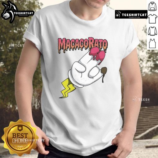 Official Macacorato Strawberry and Chocolate Flavor T-Shirt featuring vibrant graphics and a stylish design.