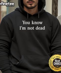 Official Madame Zuzu's You Know I'm Not Dead Hoodie featuring unique design and vibrant colors, perfect for fans.