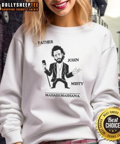 Alt Text: Official Mahashmashana Father John Misty sweatshirt featuring bold design and cozy fit for fans of the artist.
