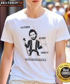 Official Mahashmashana Father John Misty T-Shirt featuring unique artwork and vibrant colors for fans and collectors.