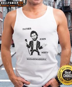 Official Mahashmashana Father John Misty tank top featuring vibrant design and high-quality fabric, perfect for fans.