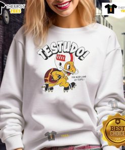 Official Maryland Testudo sweatshirt for Maryland Go Terps fans featuring vibrant colors and bold logo design.
