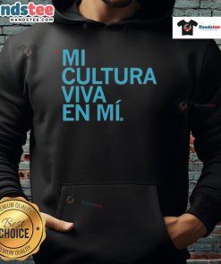 Official Mi Cultura Viva En Mi hoodie featuring vibrant designs and a comfortable fit for cultural expression.
