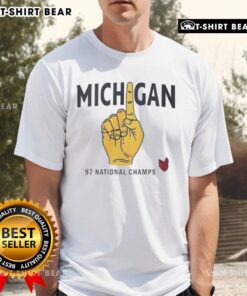Official Michigan 97 Big Ten Conference T-Shirt featuring vibrant team colors and logo, perfect for fans and alumni.