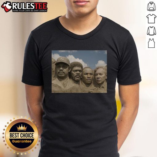 Alt Text: Official Mt. Rushmore Of Jacksons T-Shirt featuring iconic Jacksons design and vibrant colors for fans and collectors.